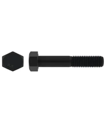 M10X130 TORNILLO HEXAGONAL DIN 931 8.8 NEGRO