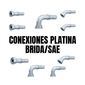 Conexiones platina brida/sae